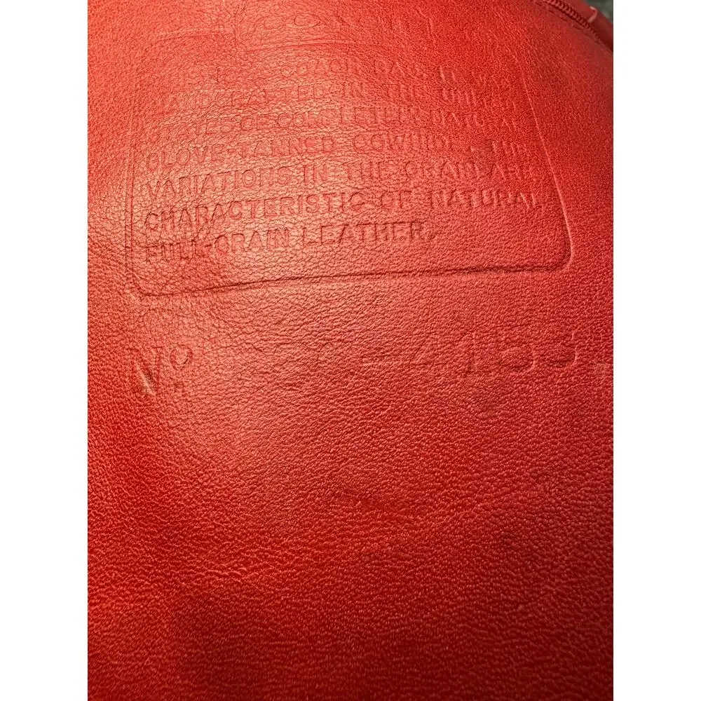 Vintage 1990’s Coach Bleeker Bucket Bag 4153 Red Leather Shoulder Bag - Picture 11 of 12